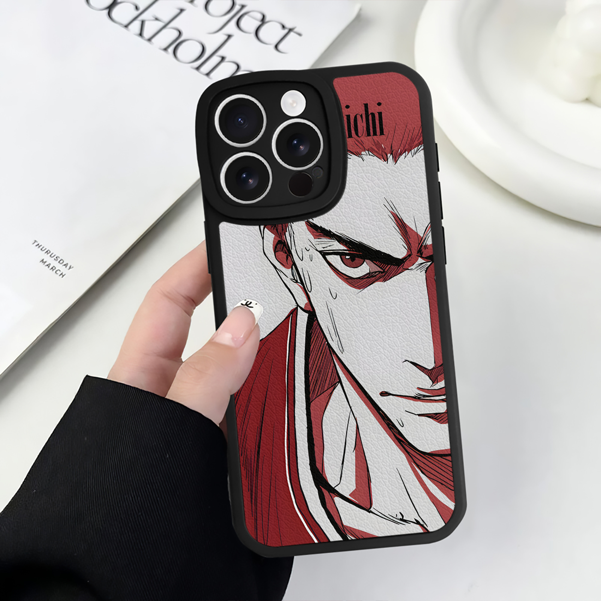 （画像用） SLAM DUNK／スラムダンク 【iPhone 16シリーズ対応】シリコンスマホケース（レザー調） 材質：シリコン
